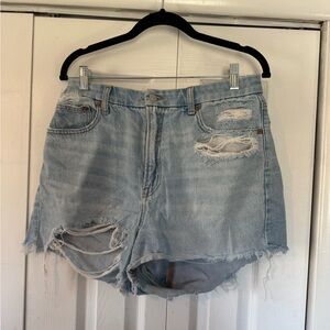 American Eagle Outfitters Light Blue Denim Shorts